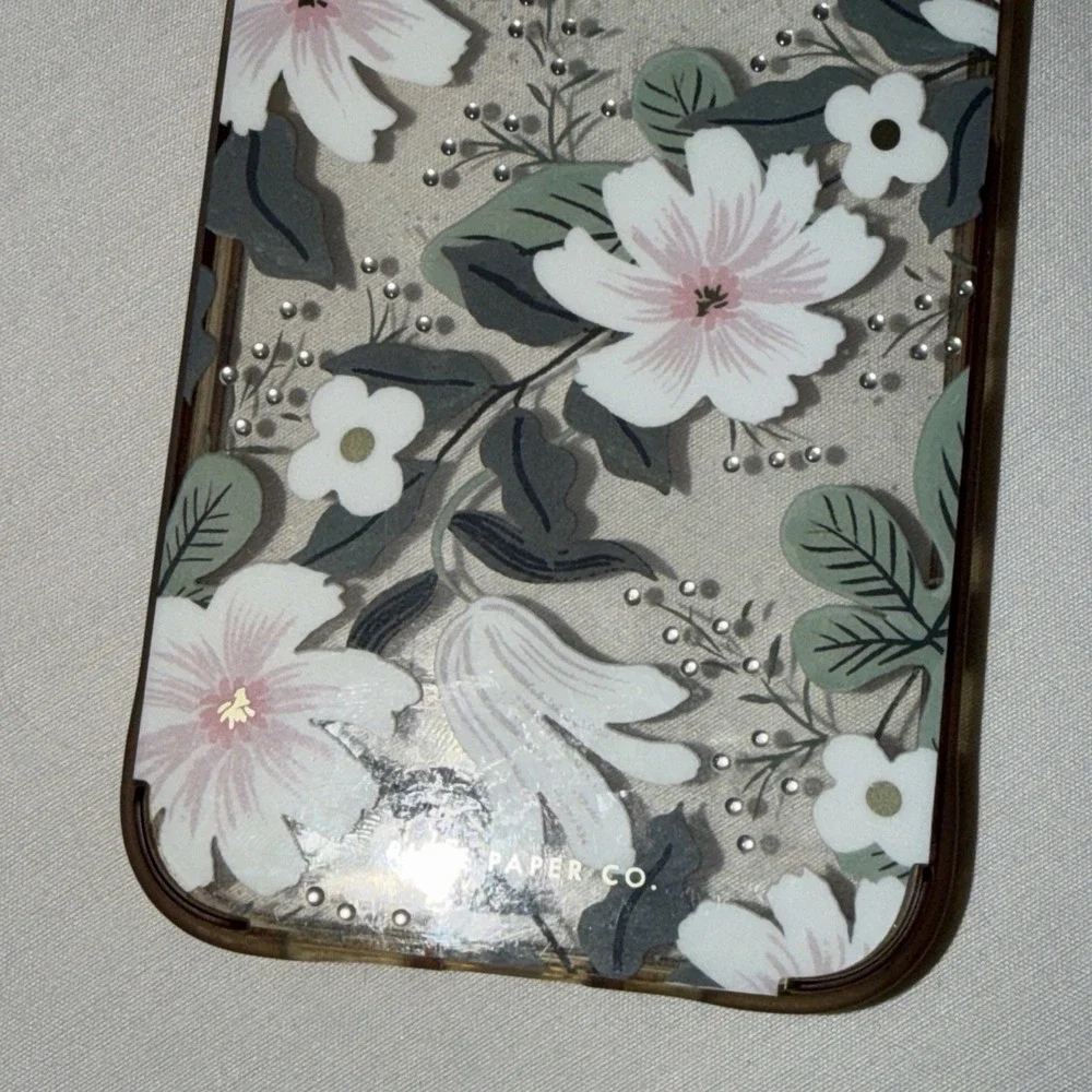 Rifle Paper Co Clear Willow Case for Apple iPhone 13 Pro‎ Max (6.7